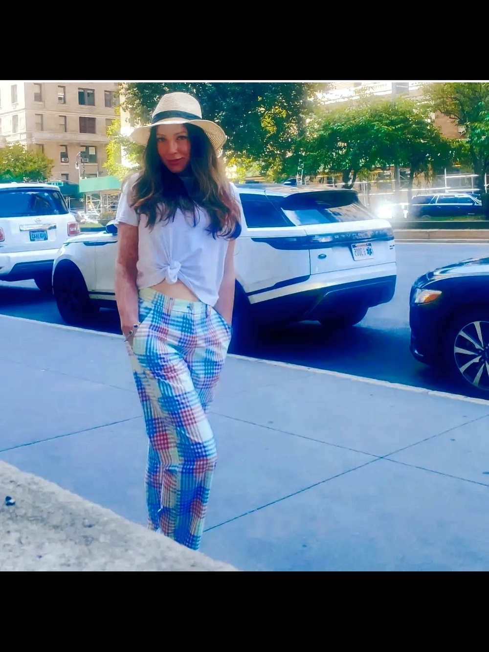 Izod Multicolor Plaid Golf Pants